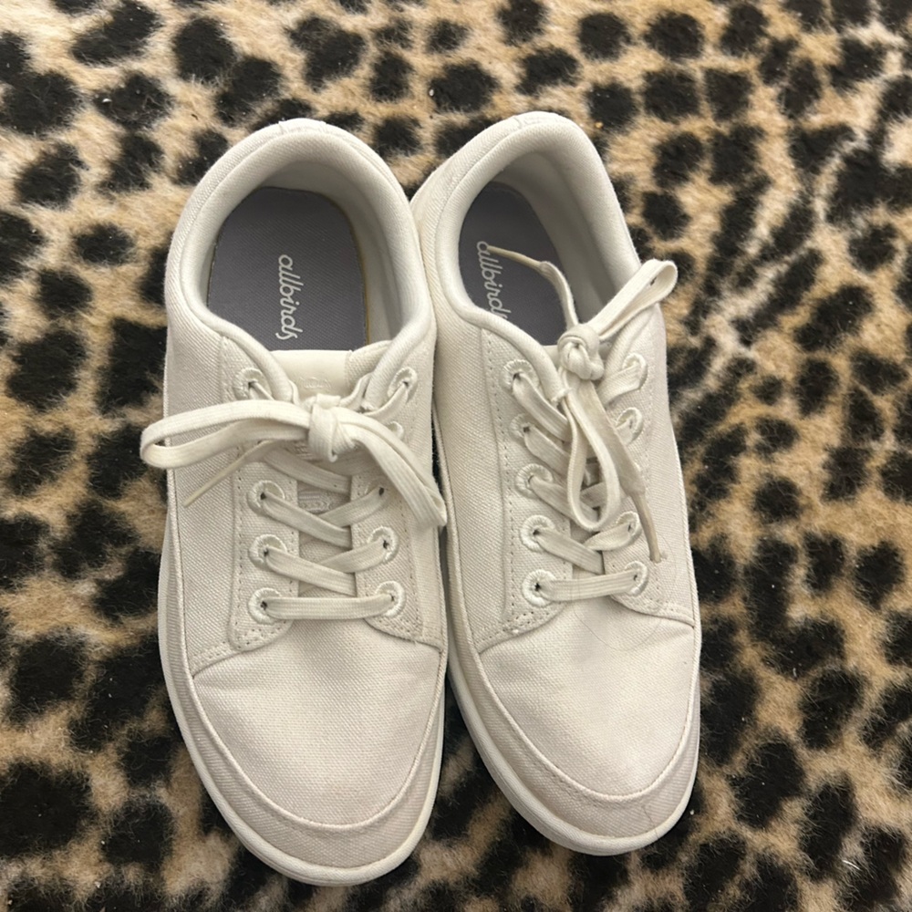 ALLBIRDS CREAM CANVAS SHOE